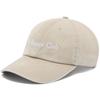 LUOESPAC Vintage Club Washed Ball Cap (Beige)