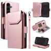 For Samsung Galaxy S25 FE Case with Multi-Card Holder and Strap PU Leather Phone Cover Stand