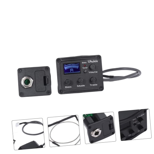 Abaodam Select Ukulele Display Show Ukulele Pickup Uke Piezo Pickup Piezo Transducer Guitar Piezo Pickup Plastic Black