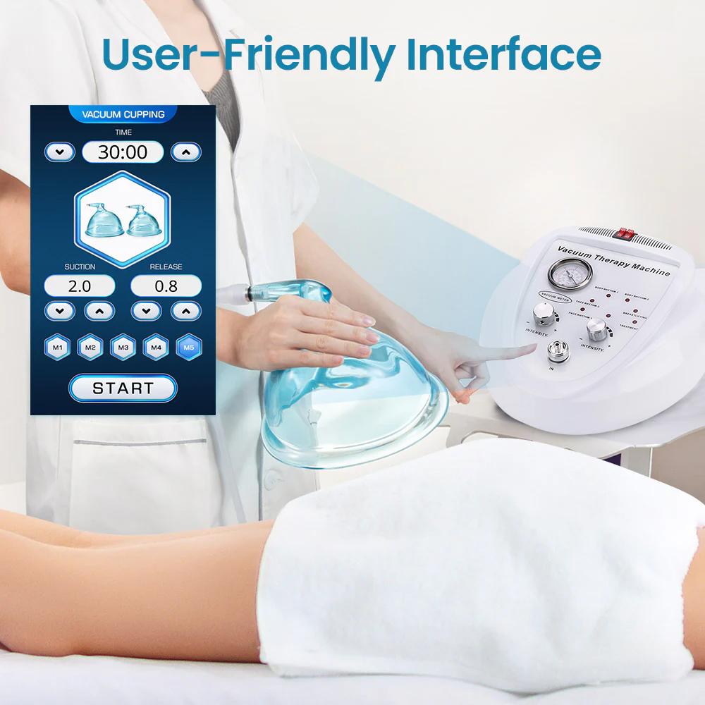 Вакуумный аппарат для подтяжки ягодиц с мощным всасыванием, большие вакуумные чашки для салонов красоты, бразильская подтяжка ягодиц и массаж тела