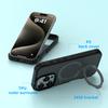 GW20 For iPhone 16 Pro Max Case Compatible with MagSafe Skin-Touch TPU+PC Kickstand Phone Cover