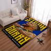 "Steph Curry Basketball Design Rug Decor" Non-slip rug suitable for living room and bedroom sofas.