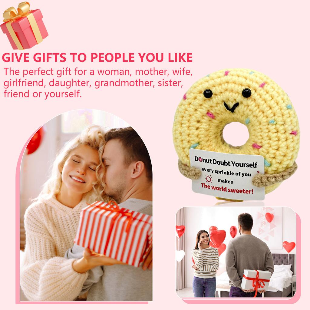 Doll Potted Knitted Wool Crocheted Gift For Support