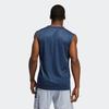 adidas Майки мужские темно-синие/белые с круглым вырезом умеренные прочие GT3015