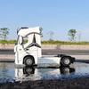 1:36 Моделей грузовиков-трейлеров Actros из сплава, игрушки, литая машина, открывающиеся двери, звук, свет, резиновые шины, миниатюрные транспортные средства, детские подарки