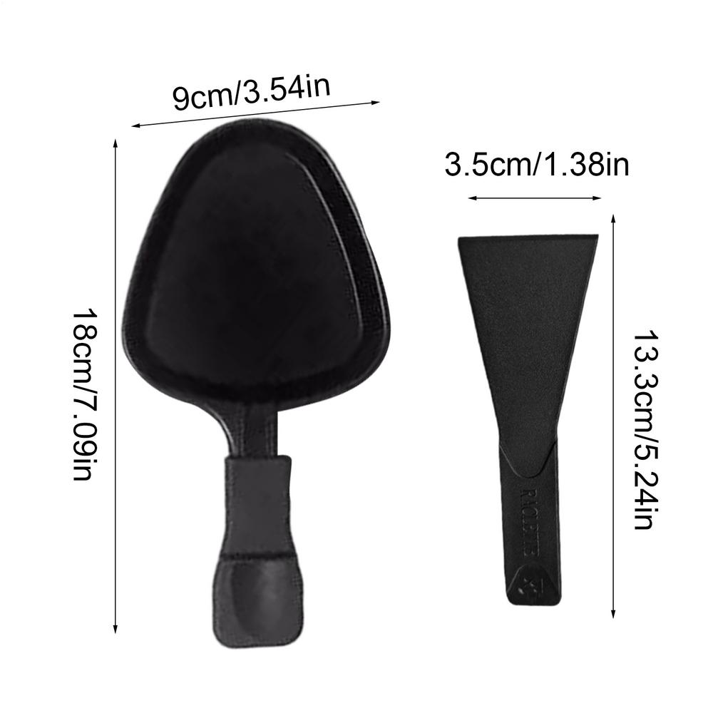 Набор для приготовления сыра, раклета, раклета из углеродистой стали с антипригарным покрытием и лопаткой, подходит для ресторанов, уличных и домашних кухонь.