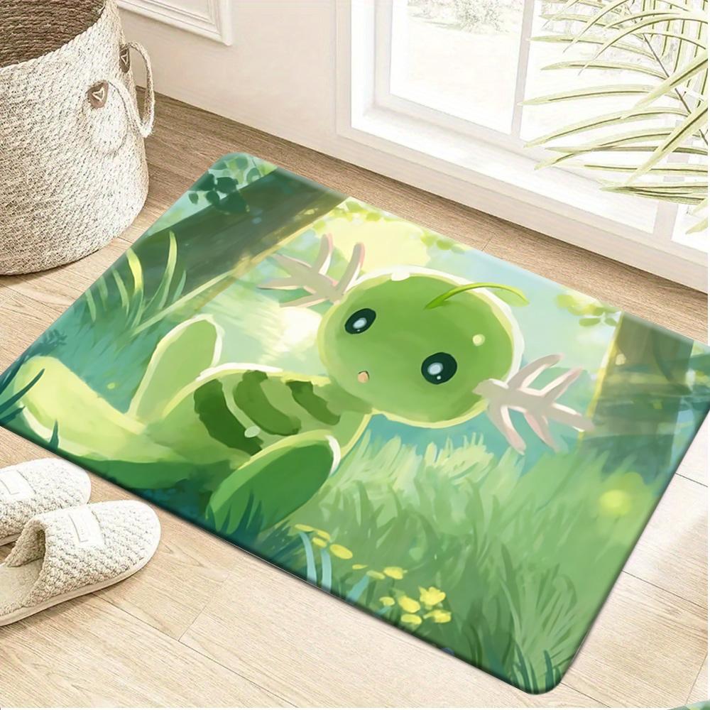 Pokemon Chandelure Mismagius Spooky Night Print Non-Slip Doormat, Absorbent Floor Mat for Home Decor