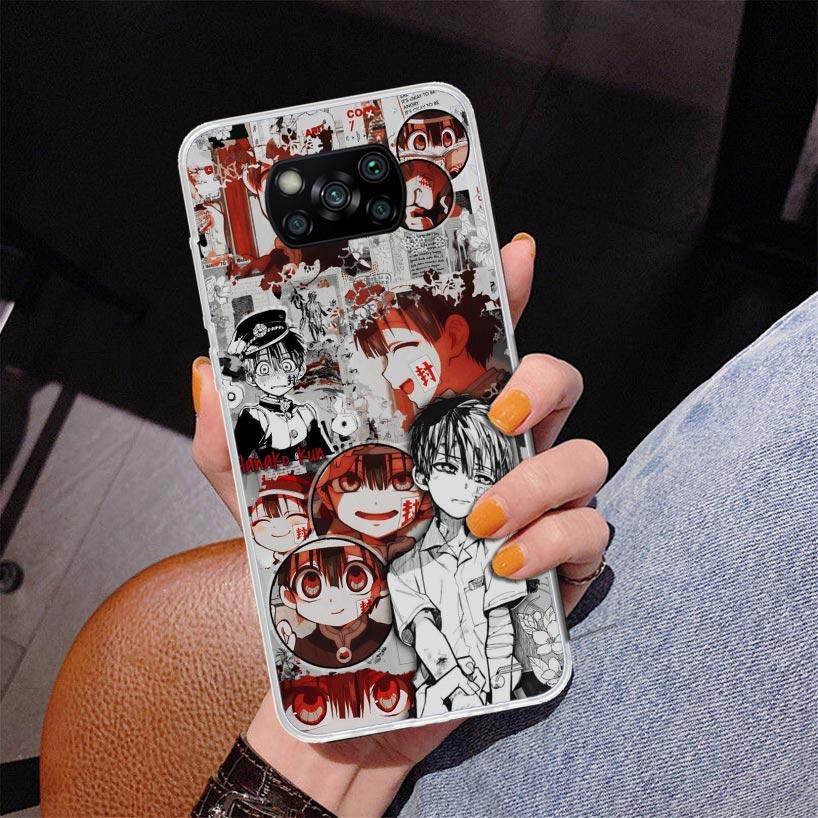Anime Toilet Bound Hanako Kun Phone Case For Xiaomi Poco X7 X6 X5 Pro F7 Ultra Redmi 15C 15 13C 13 12C 12 10 10A 10C 9 9A 9C 9T
