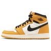 Детские кроссовки Air 1 Retro High OG GS Yellow Ochre Black Sail FD1437-701