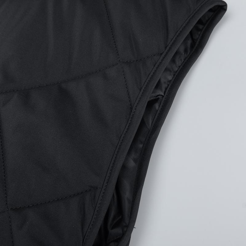 Men's Fall and Winter Thickened Warm Vest Solid Color Sleeveless Loose Casual Jacket