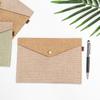 Supply Elegant Portable Organizer Document Bag Canvas Felt File Briefcase Paper Holder File Folder