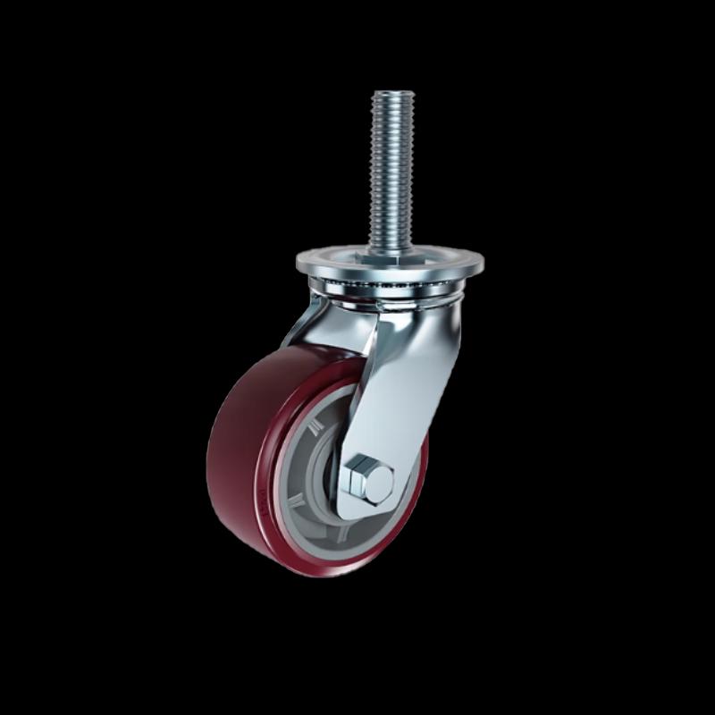 Quluo 5-inch Swivel Caster with M20*60 Bolt