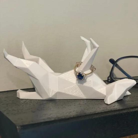 Держатель для колец в виде собаки для мужчин и женщин, органайзер для колец, подставка для дисплея, офис