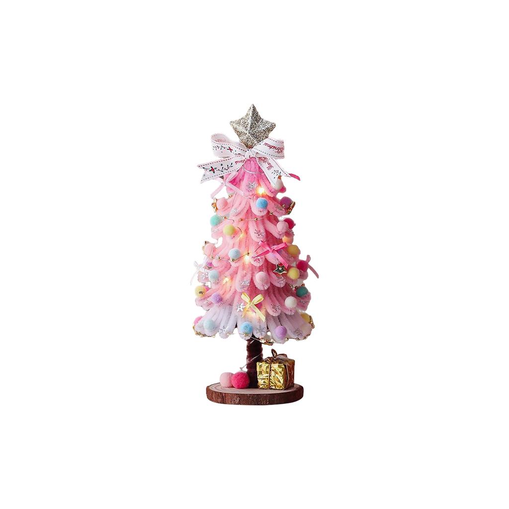 Christmas Tree Wooden Decorations Artificial Christmas Tree Children Christmas Eve Gifts Christmas Party Display Window Ornament