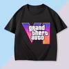 Футболка Grand Theft Auto 6 S-3XL для взрослых, Мультяшная футболка, Женская, Мужская, Хлопковый стиль, Модный тренд для фанатов новой игры