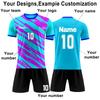 Personalised Shirts Kit Mens Girls With Name Number Custom Football Jerseys For Boys Training Suit