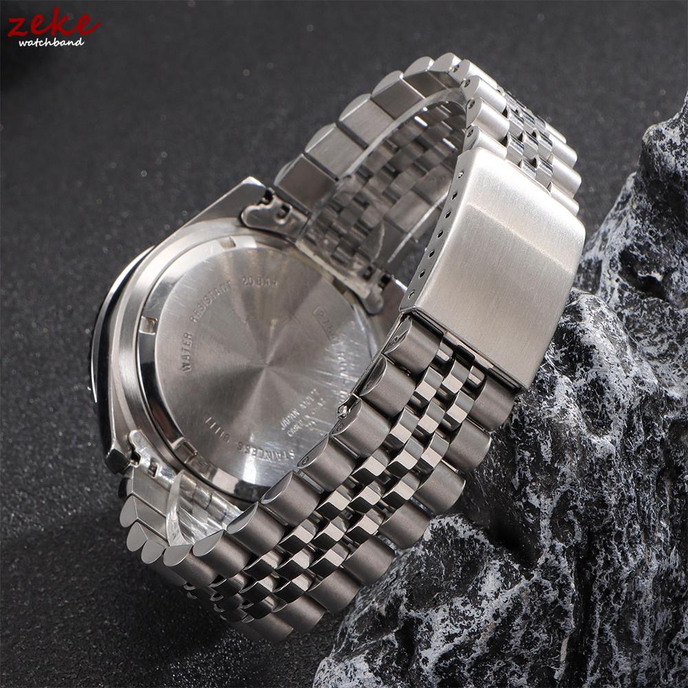 18mm 19mm 20mm 21mm Curved End Metal Strap for Rolex DATEJUST Watchbands Men Solid Stainless Steel Watch Bracelet Accessories