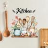 Кухонный декор на стену Наклейки Съемные Кухонные цитаты Настенные наклейки Домашний декор A0KF