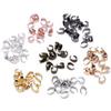 50pcs/lot Pendant Clips Pinch Bail Clasps Buckle Charm Necklace Hook Connector For DIY Jewelry Making Cameo Tray Finding
