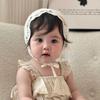White Infant Lace Hat Flower Girl Bonnet Cap Cute Baby Lace Hat  Newborn