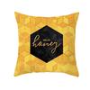 Geometric Sofa Pillow Cover Peach Skin Creative Home Office Cushion Cover Car Cushion