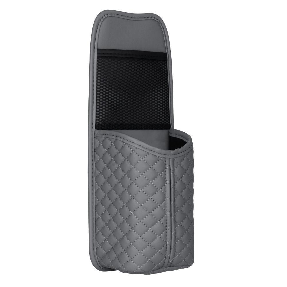 Car Seat Side Hanging Storage Organizer Leather Auto Cup Tissue Box Glass Phone Holder Driving Chair Side Paper Towel Pocket Bag