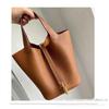 2024 Women's Genuine Leather Tote Bag - Large Capacity Cowhide Handbag