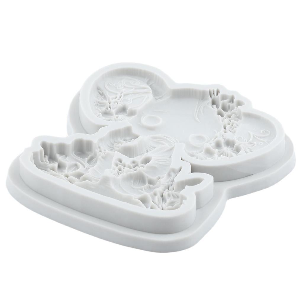 Силиконовые формы в виде слона, форма для мастики в виде слона, инструменты для украшения торта, топпер для кекса, форма для конфет, шоколада, гампасты