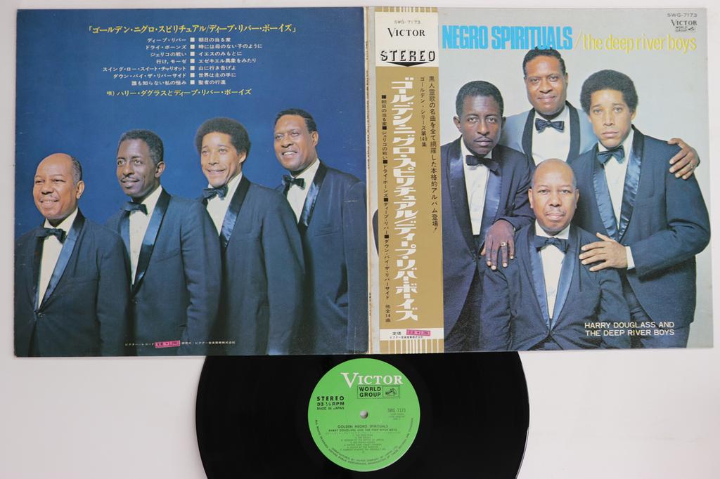 LP Record HARRY DOUGLASS & THE DEEP RIVER BOY - Golden Negro Spirituals SWG7173 VICTOR Japan Obi Soul/Funk Used