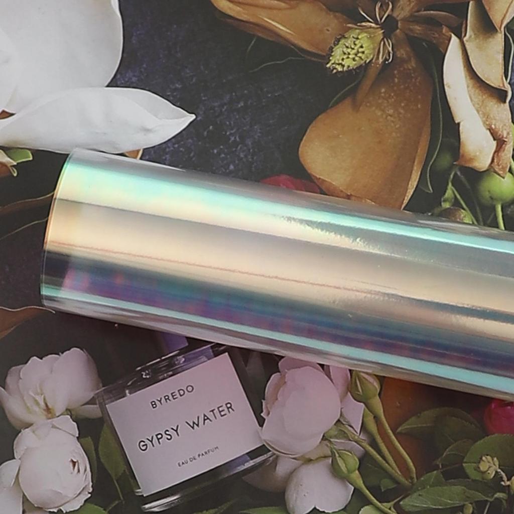 Бумага для упаковки цветов Shuanglan Rainbow Laser - Фантазийный градиент для DIY, Водонепроницаемые материалы для упаковки букетов