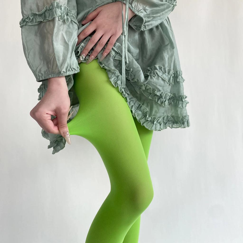 Конфетные цвета женские колготки Y2k девушки бархатные чулки бедра колготки женское сексуальное нижнее белье чулочно-носочные изделия боди чулки леггинсы