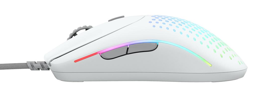 Glorious Model O 2 Проводная белая ультралегкая 49г RGB светодиодная проводная игровая мышь белая MS666 GLO-MS-OV2-MW