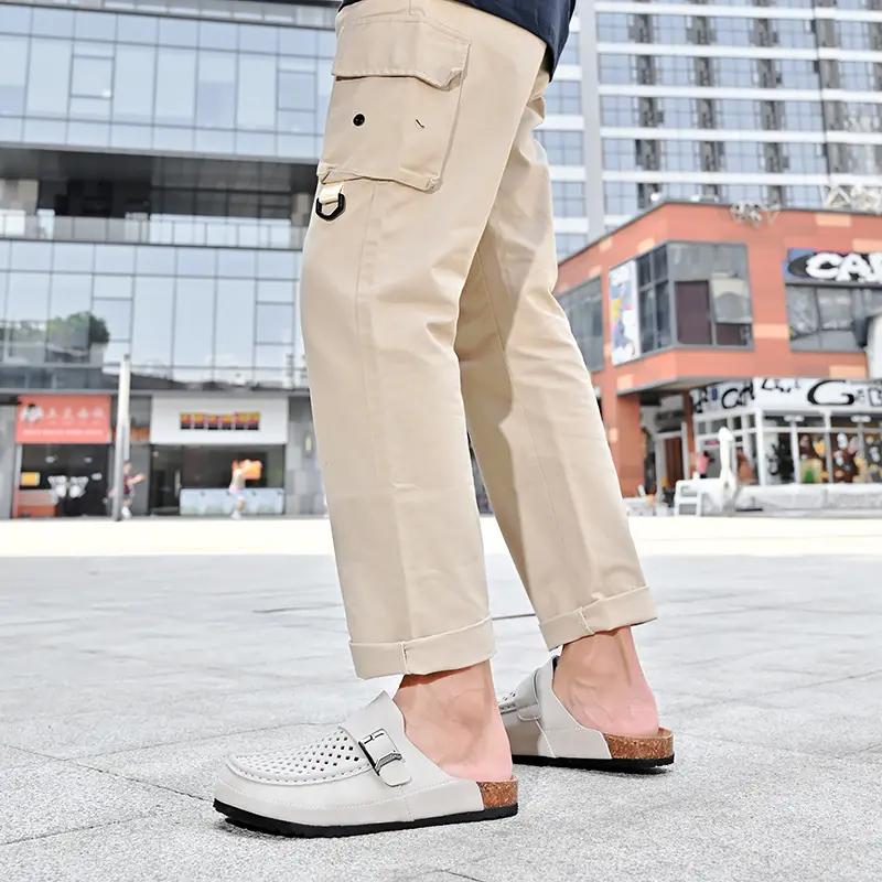 Классические мужские мягкие сабо, тапочки, повседневные сандалии