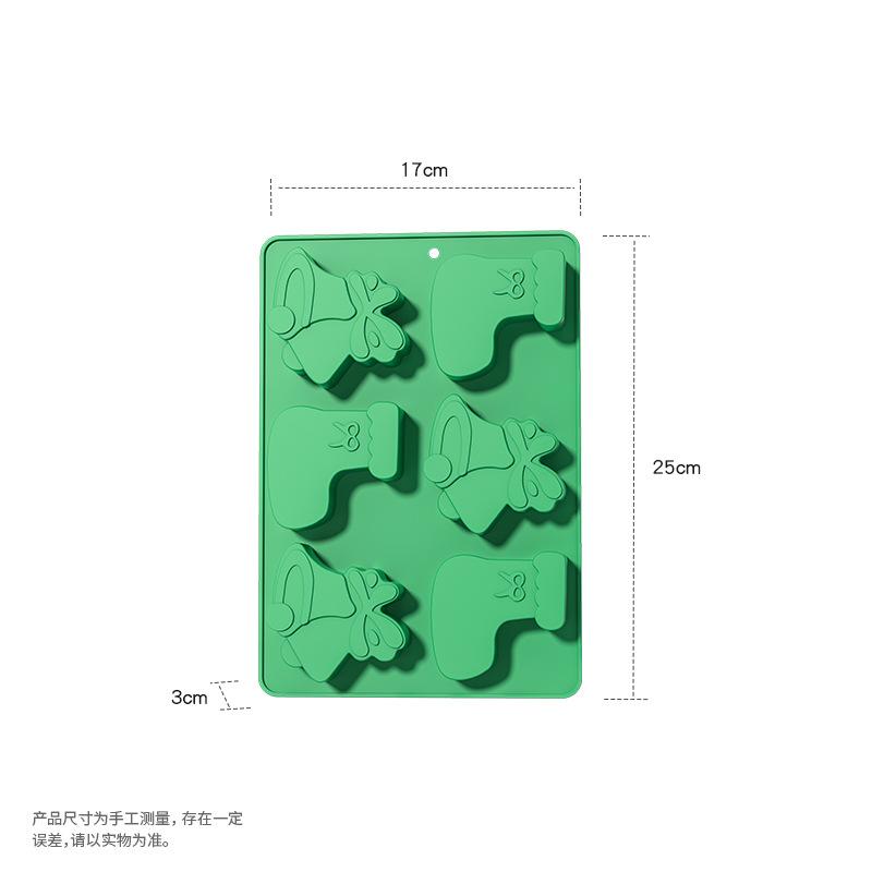 Рождественский пряничный человечек конфетная форма силиконовая форма для печенья шоколадная выпечка торт форма своими руками рождественская атмосфера ароматизированная свеча