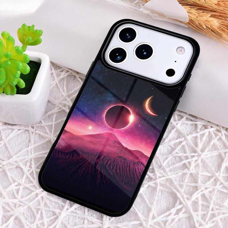 Ударопрочный чехол для телефона Star Space Moon Night для iPhone 17 Air 16e 15 11 12 14 13 Pro Max Чехол Coque