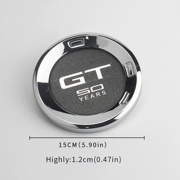 1 шт. 15 см Металлическая эмблема значка автомобиля Задняя наклейка Декорация Логотип 50 лет SHELBY GT для Ford Mustang RANGER Fiesta F150 Edge Escape