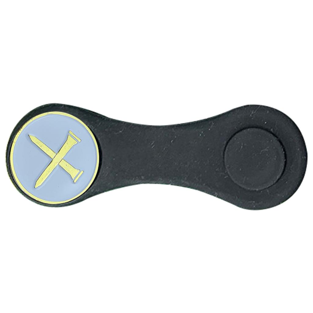 Силиконовый маркер для гольф-мяча с клипсой для шляпы, сменный магнитный силиконовый держатель для маркера для гольф-мяча для калибровки позиции