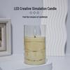 LED Remote Control Swing Candle Lamp for Hotel & Wedding Decor - Smokeless Atmosphere Lighting
