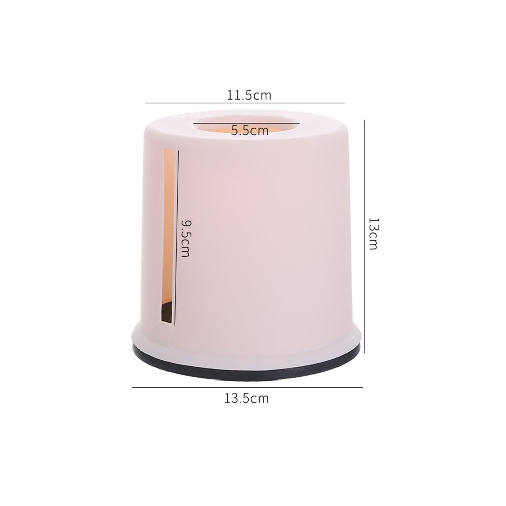 Household Storage Box Round Plastic Tissue Box Living Room Towel Cover Toilet Roll Paper Holder