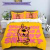 Scooby Snack Friendship Bedding Set Comforter Cover Gift for Bedroom,Includes 1 Cover and 2 Pillowcases, No InsertB562