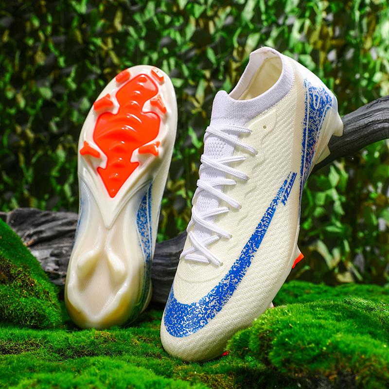 Новые юношеские футбольные бутсы с низким верхом, студенческие длинные шипы, мужские и женские сломанные шипы, соревновательные тренировочные футбольные бутсы