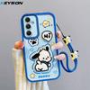 KEYSION Противоударный чехол для Samsung A56 5G A36 A16 со шнурком, силиконовый милый 3D-чехол для телефона с мультяшной куклой для Galaxy A56 5G