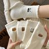 5 Pairs of Australian Fleece Socks, Women's Autumn and Winter Mid-calf Socks, Animal Thickened Warm Floor Socks, Cute Cartoon