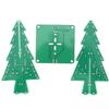 3D Рождественская елка DIY Практика пайки Электронная наука Сборка Комплект Светодиодная вспышка Комплект электронных забавных наборов Рождественский декор