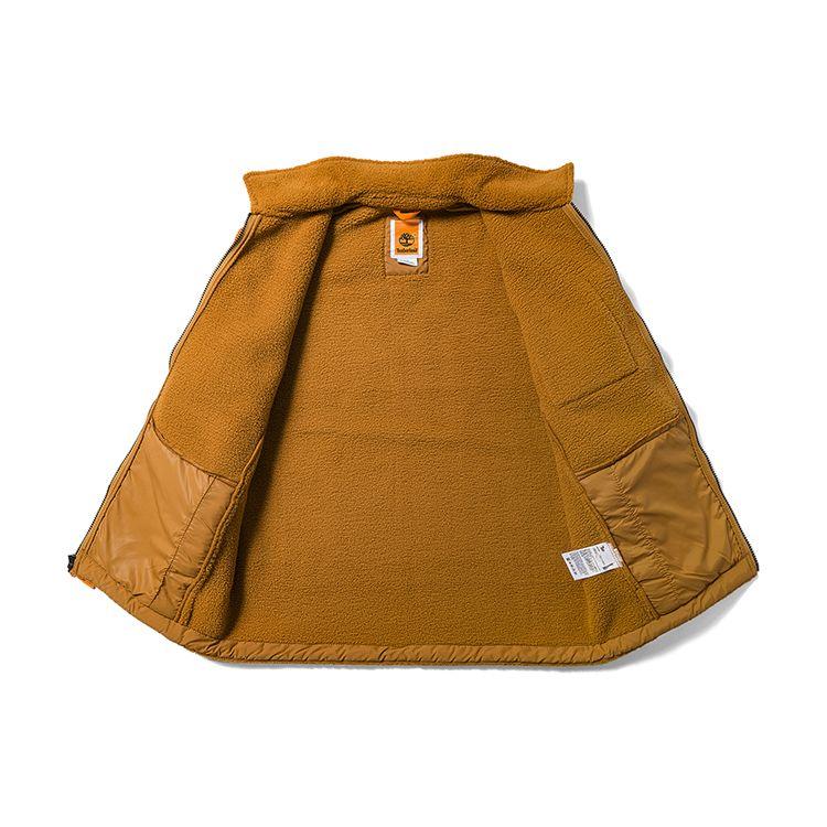 Timberland Уличная повседневная куртка весна-осень на молнии, удобная теплая, с коротким квадратным воротником, флисовое пальто, мужские куртки, пшеничный цвет A68Z9-P47