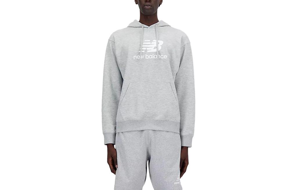 New Balance Худи с капюшоном и принтом логотипа на завязках MT41501-AG