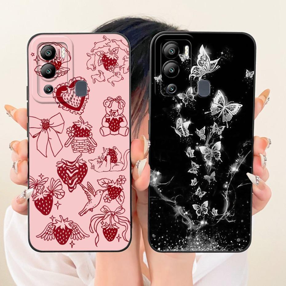Cute Printed Phone Case For Infinix Hot 12i 12 Play Soft Silicone Shockproof Cases For Infinix Hot12i 12Play Covers Bumpers