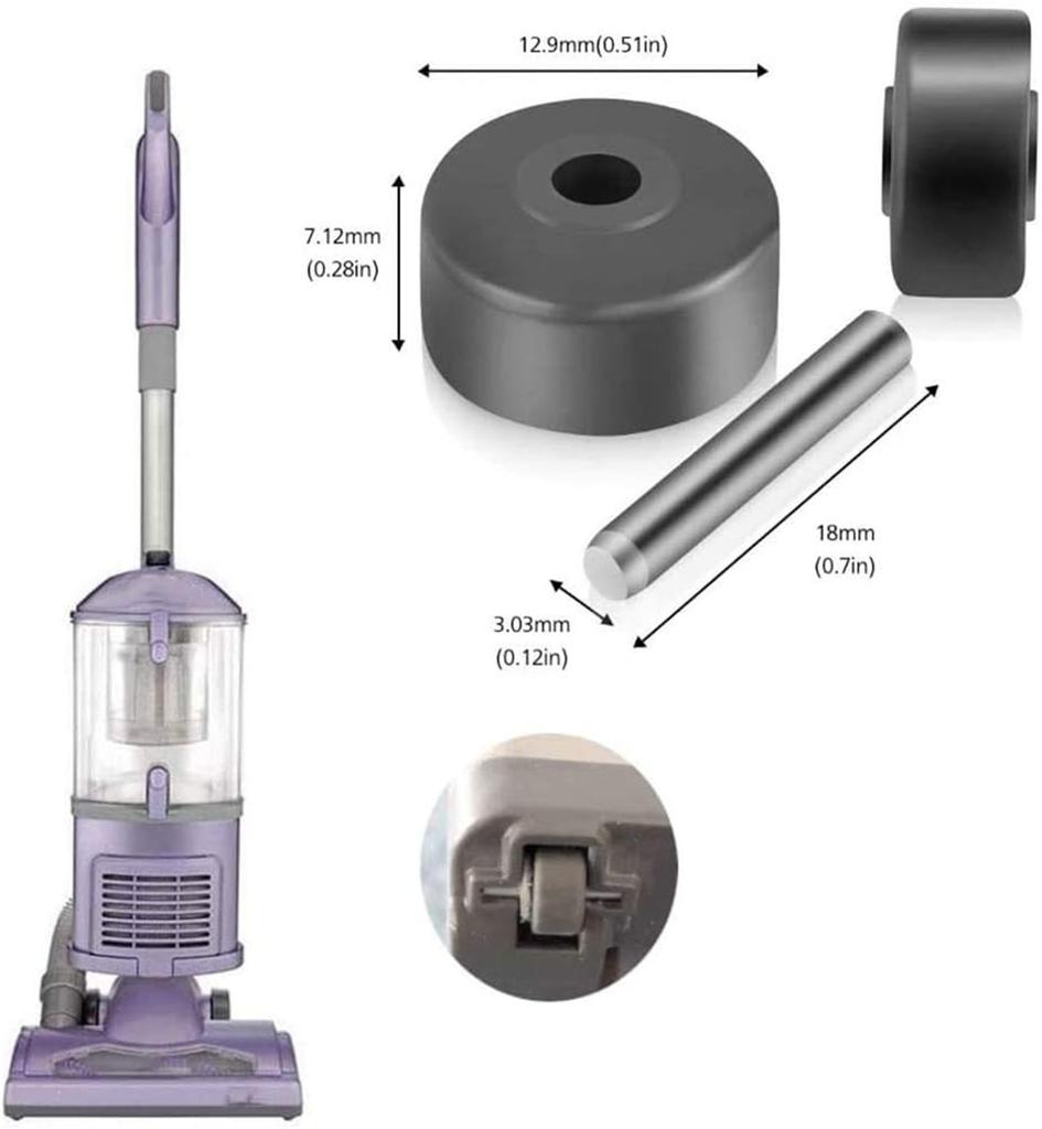 Колесо робота-пылесоса Легко установить Шина-колесо со щеткой для пылесоса Запасные части для пылесоса для NV350 NV351 NV355