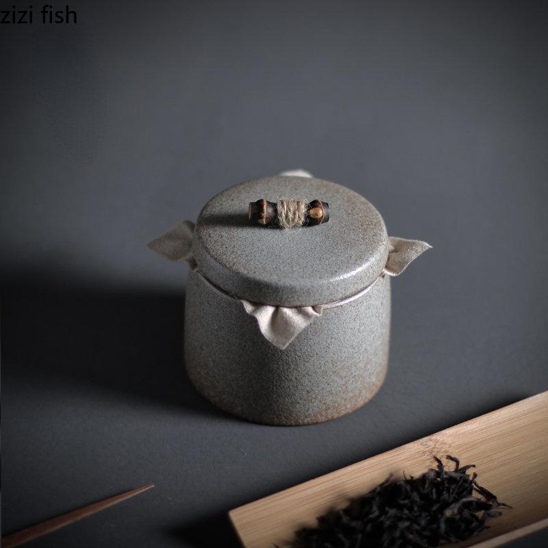 Керамическая чайница, герметичная влагостойкая емкость для чая, чайная банка, контейнер для чая, органайзер для чая, емкость для хранения дома, банка для конфет, коробка для хранения