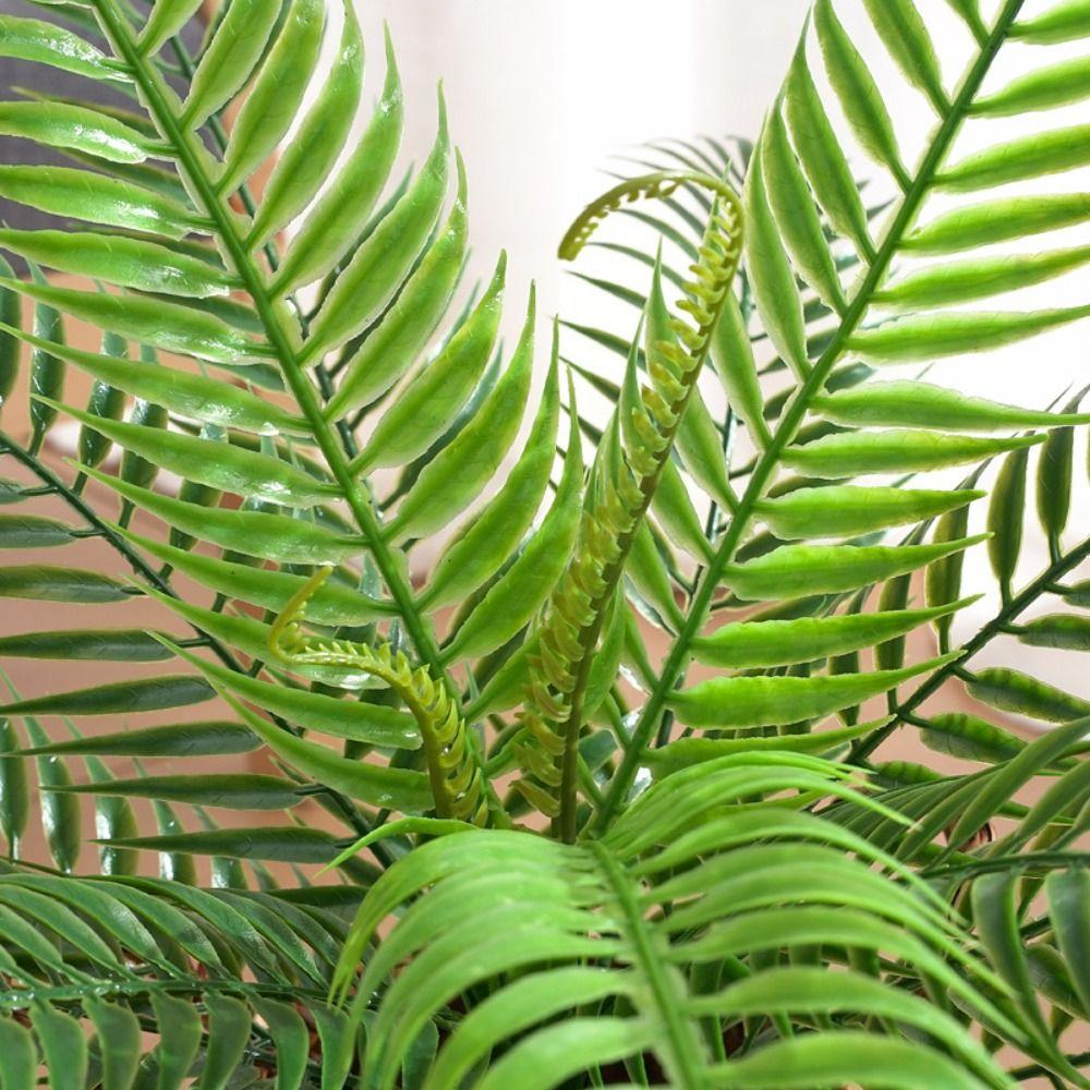 18 листьев искусственная пальма тропические растения поддельные пальмовые листья домашний сад